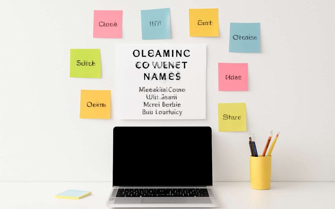 cleaning company names